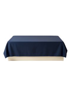 Lake Brook Flat Bed Sheet - Navy (synthetic illustration; no displayed measurements)