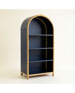 Cedar Dell Freestanding Bookcase - Navy (synthetic illustration; no displayed measurements)