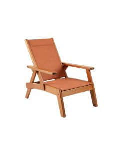 Slate Bridge Outdoor Lounge Chair - Terracotta