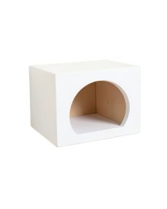 Maple Dell Wall-Mounted Cat Perch - White