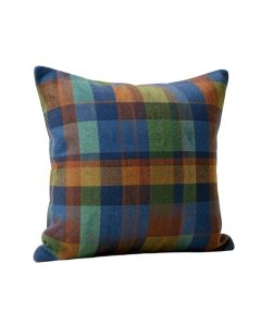 Bohemian Checkered Folk Square Pillow Cover (synthetic illustration; no displayed measurements)