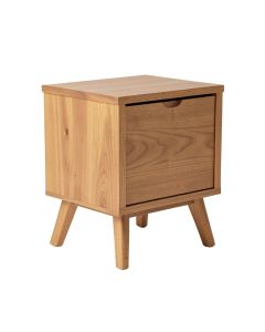 Regan Solid Wood 3 Legs End Table With Storage (synthetic illustration; no displayed measurements)