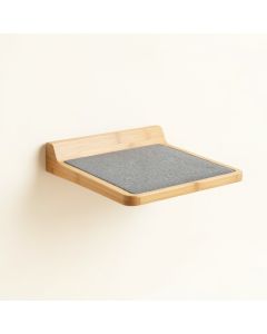 Cedar Dale Wall-Mounted Cat Perch - Gray (synthetic illustration; no displayed measurements)