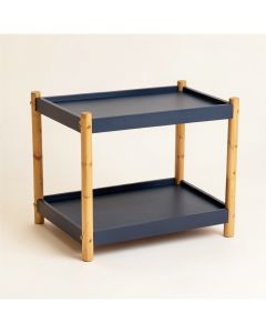 Laurel Arc Empty Countertop Canister Rack - Navy (synthetic illustration; no displayed measurements)