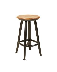 Crystelle Solid Wood Bar & Counter Stool (synthetic illustration; no displayed measurements)