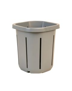 River Bend Closed Garden Compost Bin - Gray (synthetic illustration; no displayed measurements)