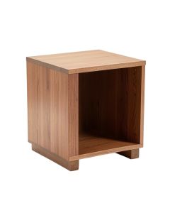 Tomo Sled End Table With Storage (synthetic illustration; no displayed measurements)