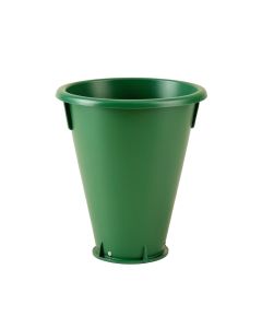 Wren Arc Empty Railing Planter With Integral Brackets - Green