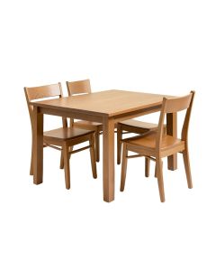 Alyworth Butterfly Leaf Solid Wood Dining Set