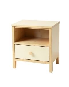 Pine Arc Nightstand - Cream