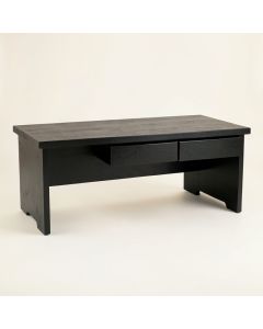Alder Dell Empty Workshop Workbench - Black (synthetic illustration; no displayed measurements)