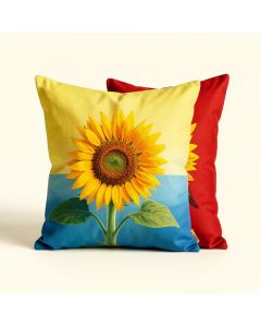 Olena Art That Sunflower From The Sunflower State Throw Pillow (synthetic illustration; no displayed measurements)