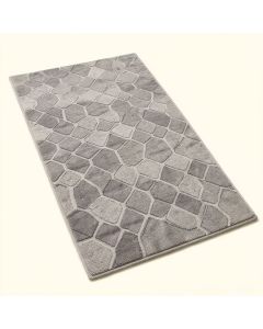 Ines Geometric Gray Area Rug (synthetic illustration; no displayed measurements)