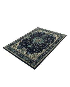 Hillsby Paisley Dark Blue/Teal Area Rug (synthetic illustration; no displayed measurements)