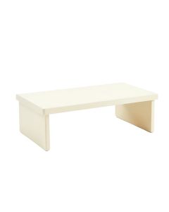 Olive Edge Desktop Monitor Riser - Ivory