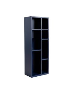 Aspen Edge Narrow Cubby Tower - Navy (synthetic illustration; no displayed measurements)