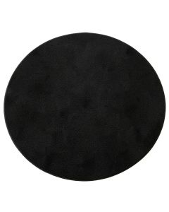Shore Bridge Round Area Rug - Black (synthetic illustration; no displayed measurements)