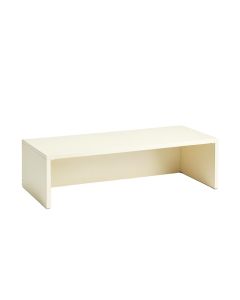 Shore Canyon Desktop Monitor Riser - Ivory (synthetic illustration; no displayed measurements)