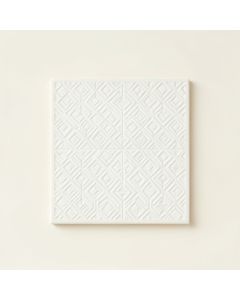Brook Canyon Uninstalled Square Decorative Tile - White (synthetic illustration; no displayed measurements)