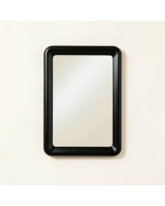 Dune Crest Framed Wall Mirror - Black (synthetic illustration; no displayed measurements)