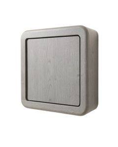 Dune Crest Wall-Mounted Entry Cabinet - Gray (synthetic illustration; no displayed measurements)