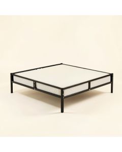 Kaela 46 '' Metal Heavy Duty Bed Frame (synthetic illustration; no displayed measurements)