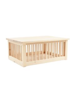 Bay Field Empty Furniture-Style Pet Crate - Ivory (synthetic illustration; no displayed measurements)