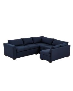 Mckoy 82.25 '' Wide Reversible Modular Sectional (synthetic illustration; no displayed measurements)