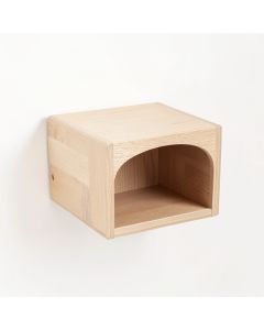 Willow Canyon Wall-Mounted Cat Perch - Beige (synthetic illustration; no displayed measurements)