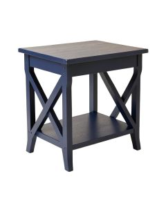 Cliff Crest Side Table - Navy (synthetic illustration; no displayed measurements)