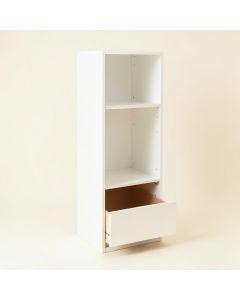 Olive Arc Narrow Cubby Tower (synthetic illustration; no displayed measurements)