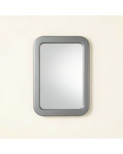Stone Bluff Framed Wall Mirror - Gray (synthetic illustration; no displayed measurements)
