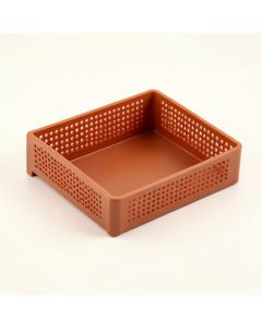 Bay Bridge Empty Under-Desk Cable Tray - Terracotta (synthetic illustration; no displayed measurements)