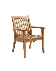 Kain Wooden Slat Back Arm Chair (synthetic illustration; no displayed measurements)