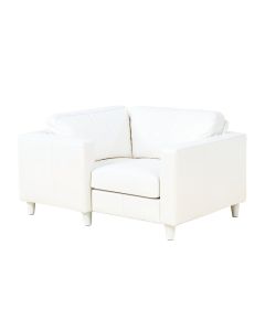 Vannatter 66 '' Faux Leather Square Arm Sofa