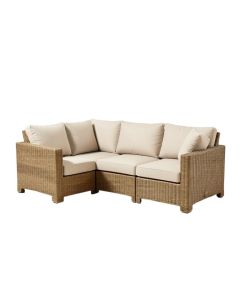 Reordan 4 Piece Rattan Sofa Seating Group With Cushions