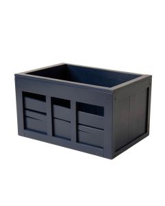 Alder Branch Empty Furniture-Style Litter Enclosure - Navy