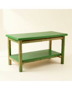 Aspen Arc Empty Workshop Workbench (synthetic illustration; no displayed measurements)
