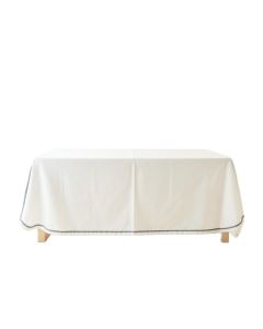 Linden Bluff Flat Bed Sheet - White