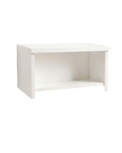 Harbor Bridge Wall-Mounted Shelf - White