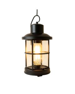Affric 1 -Bulb 18 '' H Outdoor Hanging Lantern (synthetic illustration; no displayed measurements)