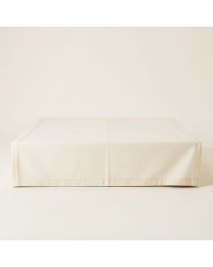 Slate Canyon Flat Bed Sheet - Cream (synthetic illustration; no displayed measurements)