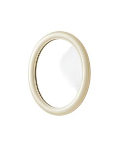 Harbor Crest Framed Wall Mirror - Ivory