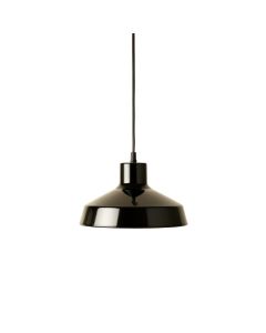 Aspen Crossing Pendant Light Suspended From One Plain Cable - Black