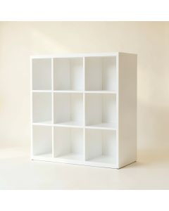 Rowan Dale Freestanding Bookcase - White (synthetic illustration; no displayed measurements)