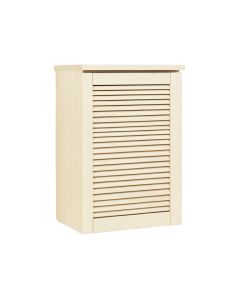 Slate Arc Wall-Mounted Laundry Cabinet - Ivory