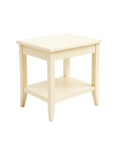 Aspen Crest Side Table - Cream (synthetic illustration; no displayed measurements)