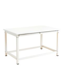Glen Crest Empty Workshop Workbench - White (synthetic illustration; no displayed measurements)