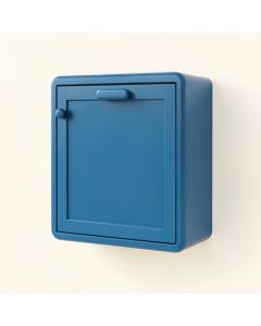 Maple Bluff Wall-Mounted Laundry Cabinet - Blue (synthetic illustration; no displayed measurements)