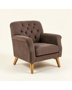 Autenberg 28.5 '' Wide Tufted Polyester Armchair (synthetic illustration; no displayed measurements)